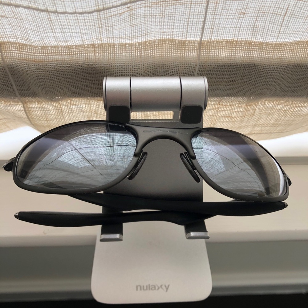 ORIGINAL OAKLEY A 1.0 WIRE BLACK METAL MIRROR IRID